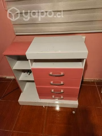 Comoda 4 cajones con repisa - Imagen 2