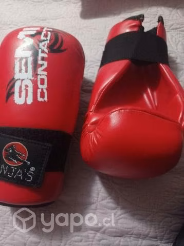 Guantes semicontact itf taekwondo kickboxing talla