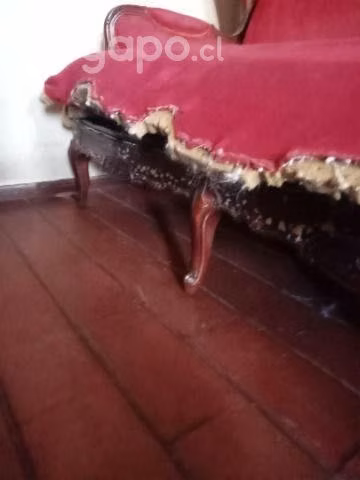 Sillón tres cuerpos colonial estilo frances