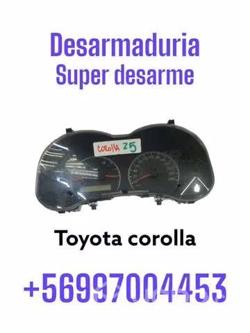 Dinoptico toyota corolla desarnaduria