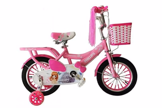 Bicicleta rosada aro 12