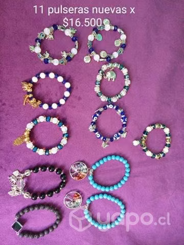 Lote 11 pulseras nuevas