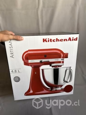 Batidora Kitchenaid Artisan Roja