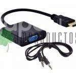 Adaptador Convertidor Hdmi A Vga + Audio Xbox 360 - Imagen 3