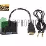 Adaptador Convertidor Hdmi A Vga + Audio Xbox 360