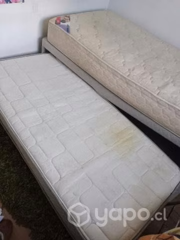 Cama nido plaza y media