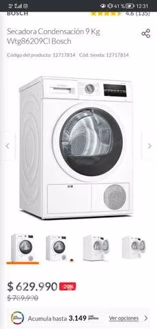 Secadora Bosch - Imagen 2