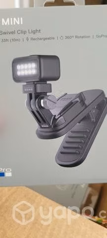 Kits nuevos Gopro luz en base magnética y trípode