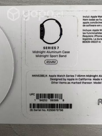 Apple Watch Serie 7 45mm