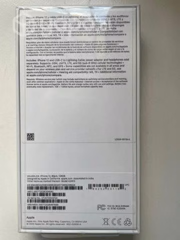 IPhone 12, black, 128gb - NUEVO - Imagen 2