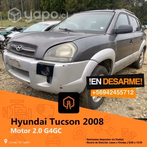 Tubo escape hyundai tucson 2008