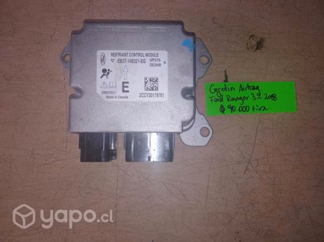 Cajetin airbag Ford ranger 3.2 2018