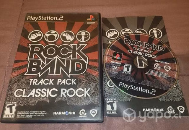Rock Band Track Pack Classic Rock PS2