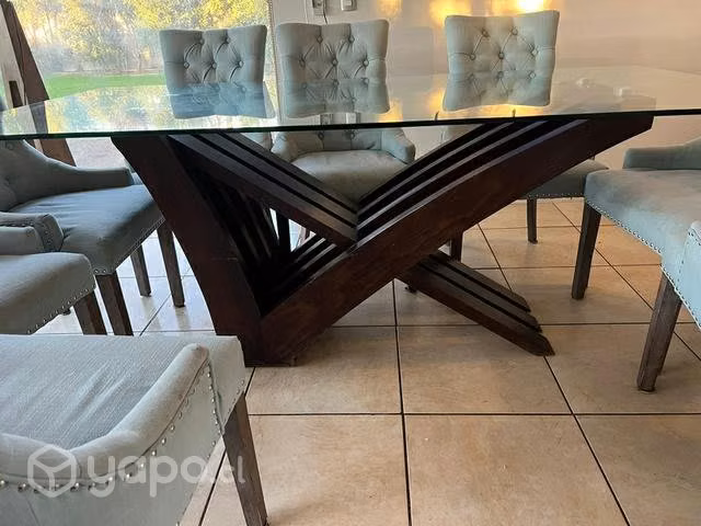 Juego de comedor 8 sillas amplió