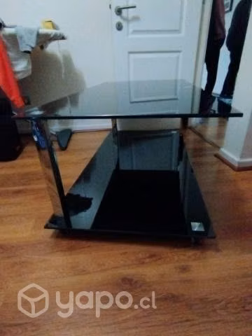 Mesa de centro de vidrio