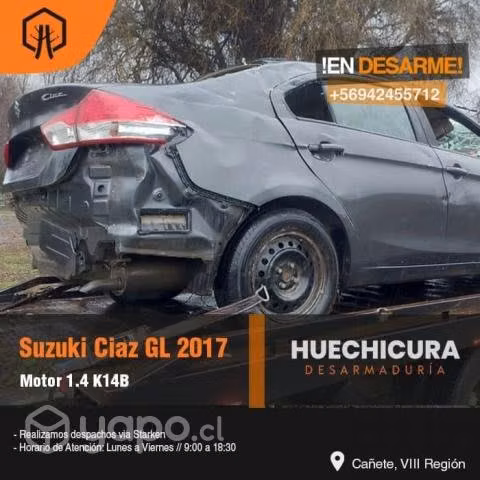 Bieleta suzuki ciaz gl 2017