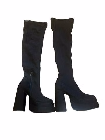 Botas Bucaneras de cuero gamuzado