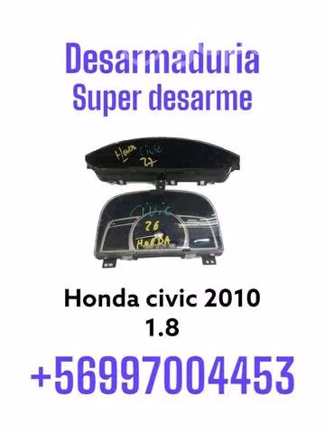 Sinoptico honda civic 1.8 añ0 2010 desarnaduria