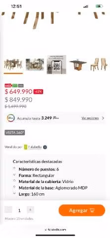 Comedor 6 puestos - Imagen 4