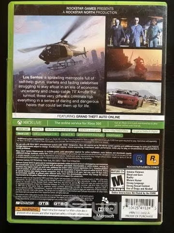 GTA V XBOX 360 (fisico)