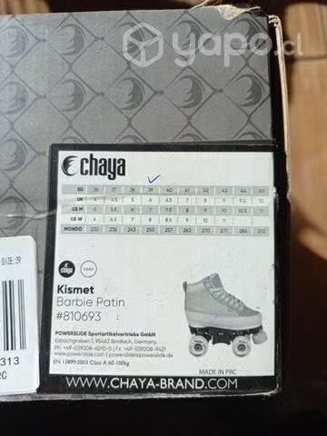Patines BarbiePatin marca Chaya