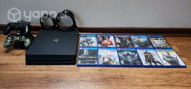 Playstation 4 Pro 1 Tb + Juegos + Accesorios