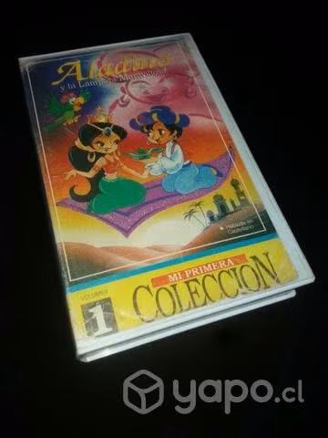 Película Aladino y la lámpara maravillosa vhs