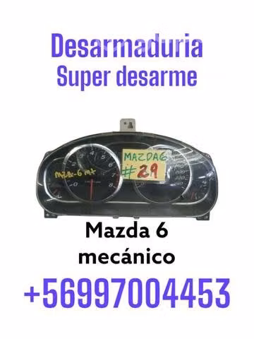 Sinoptico mazda 6 desarmaduria impotadora