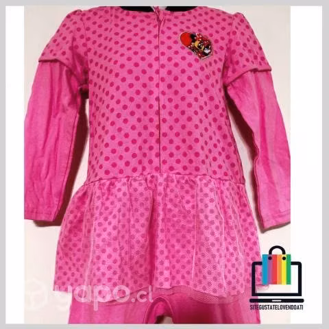 Pijama 3 Piezas Minnie Mouse