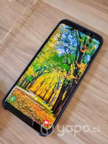 Samsung S8 con cargador inalambrico original