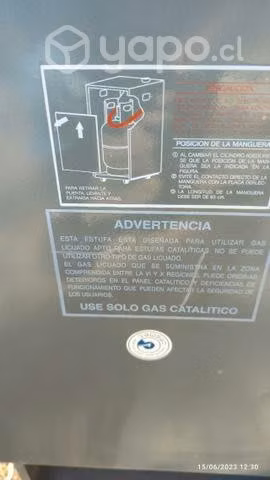 Estufa a gas 5 Kg