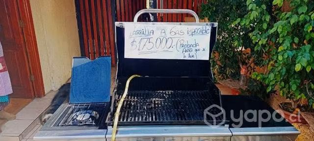 Parrilla a gas grande en excelentes condiciones