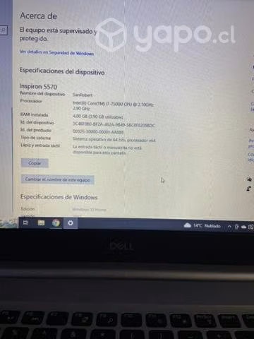 Computadora DELL Inspiron 5570 1 Tb - Imagen 6