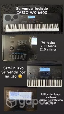 Teclaso Casio WK-6600