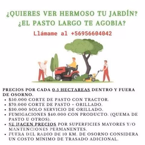 Cortes de pasto