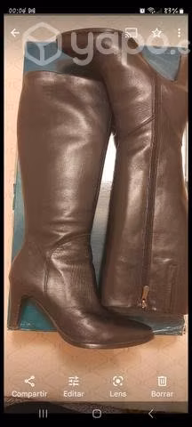 Botas pollini de cuero