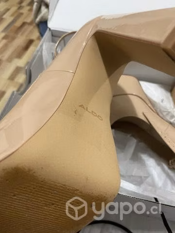 Tacones aldo 37,5 Botas de cuero 37