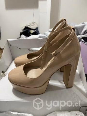 Tacones aldo 37,5 Botas de cuero 37