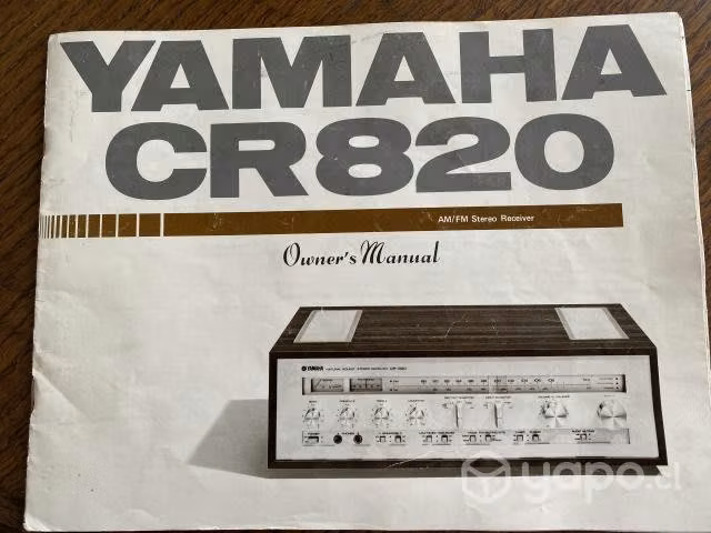Catalogo original Receiver Yamaha CR-820