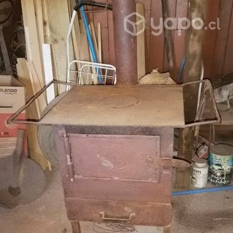 Estufa a leña de fierro