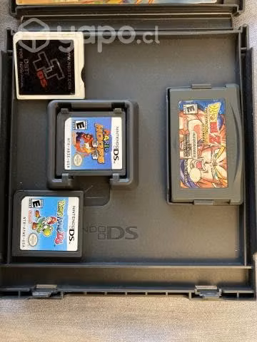 Nintendo DSLite + Juegos y cartas de colección
