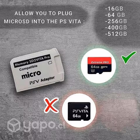 Adaptador SD2Vita para PSP Vita