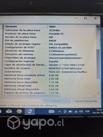 Netbook Toshiba