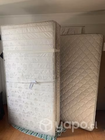 Cama con Baúl y Colchón Rosen 1.5 Plazas