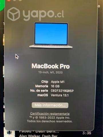 o Permuto por Moto MAC Book Pro M1