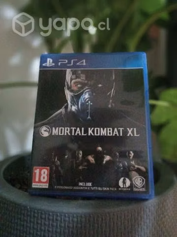 Juego de play 4, (Mortal Kombat XL)