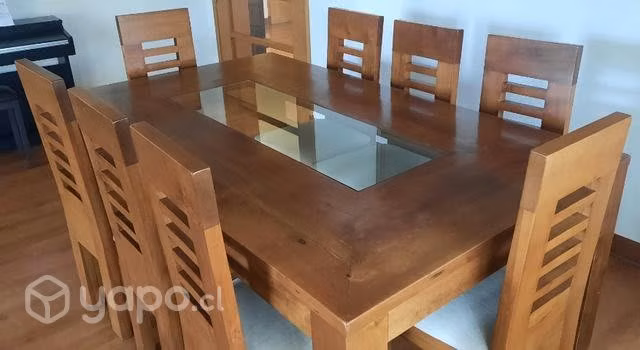 Comedor 100% Roble y Sillas Marca "Nativa"