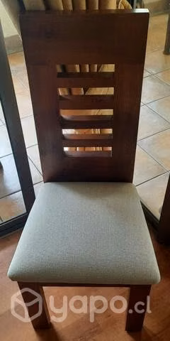 Comedor 100% Roble y Sillas Marca "Nativa"