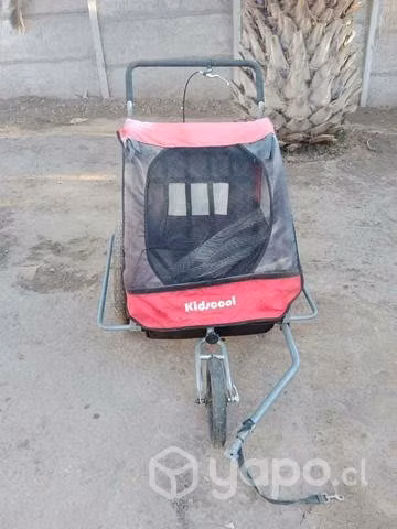 Carrito coche bicicleta