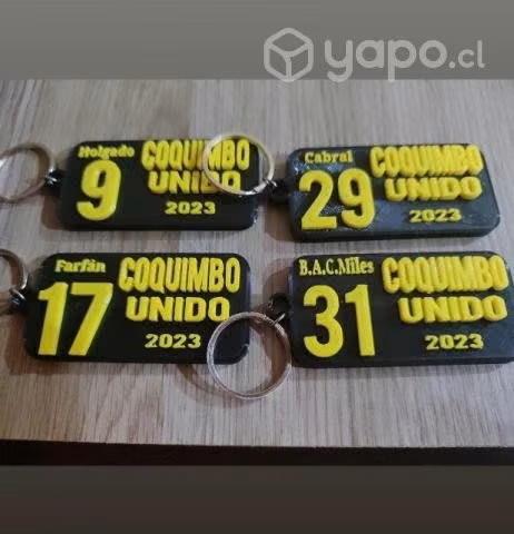 Coquimbo unido llavero,holgado, Farfan, cabral, c